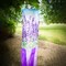 In the Breeze 5211 — Lavender 40-inch Inspiration Windsock — Colorful Hanging Garden Décor with Embroidered Details